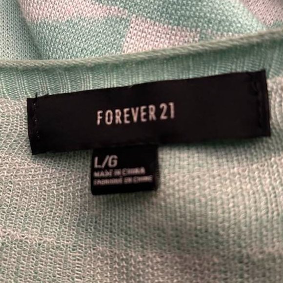 Forever 21 Women's Open Front Cardigan, Size L - Picture 4 of 5